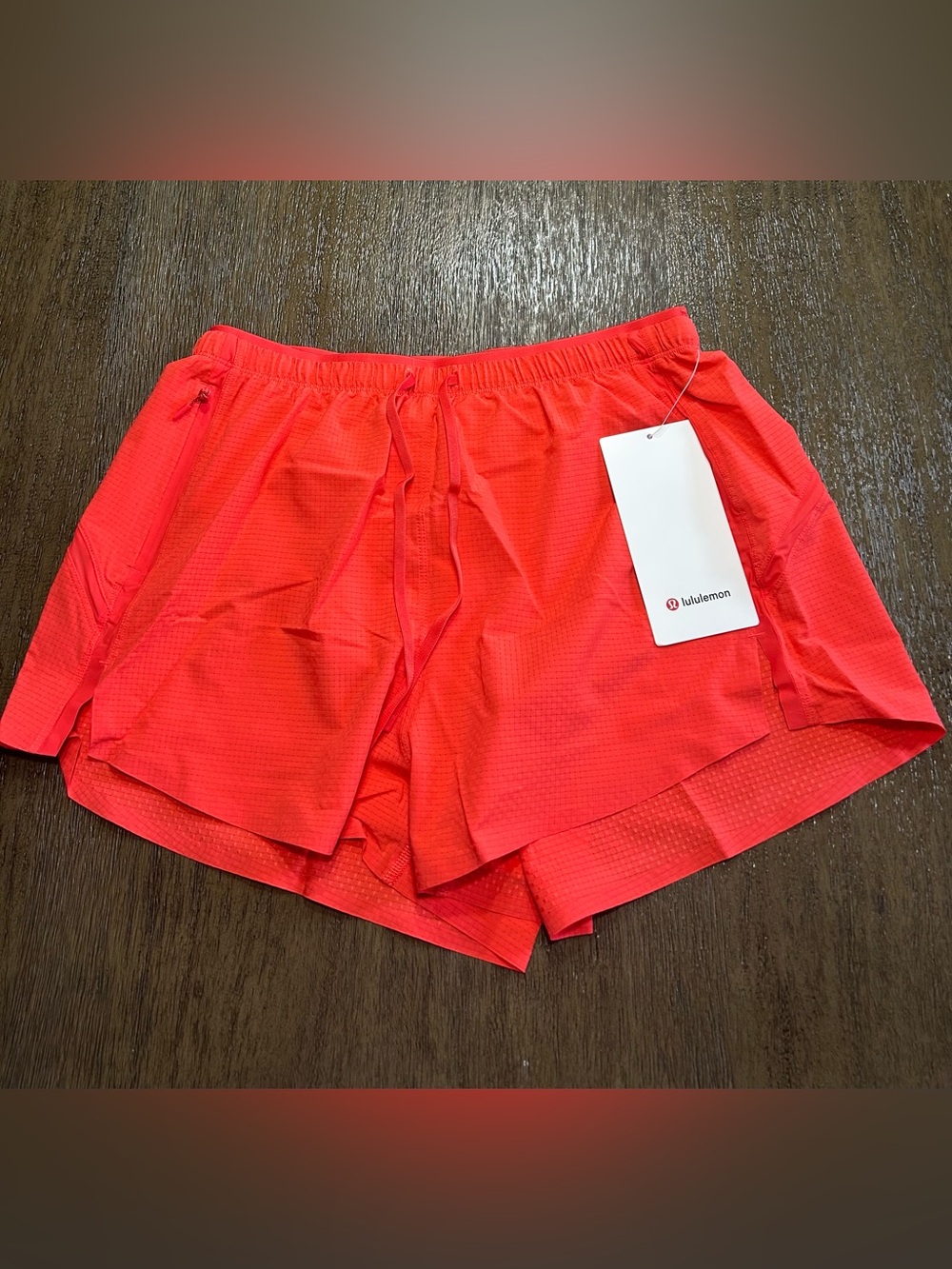 Lululemon Textured Mesh High-Rise Running Shorts 2.5" Women’s Size Small